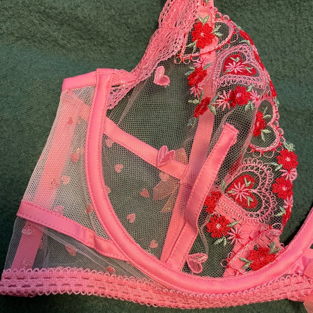 For Love and Lemons Whimsical Garden Underwire Bra - Picture 7 of 14